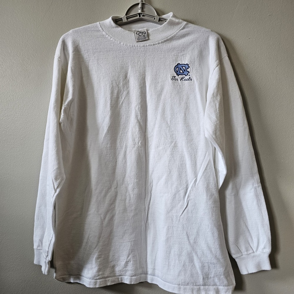 Vintage Cal Cru UNC Tarheels Shirt‎ Men's Size Medium Made In USA Chapel Hill NC